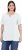 Ulla Popken Essential Notch Neck Stretch Tee Snow White - Majice - 