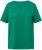 Ulla Popken Essential Notch Neck Stretch Tee Emerald Green - Majice - 