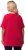 Ulla Popken Essential Notch Neck Stretch Tee Red - Majice - 