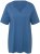 Ulla Popken Essential Notch Neck Stretch Tee Denim Blue - Majice - 