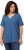Ulla Popken Essential Notch Neck Stretch Tee Denim Blue - Majice - 