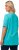 Ulla Popken Essential Notch Neck Stretch Tee Deep Aqua - Majice - 