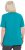 Ulla Popken Essential Notch Neck Stretch Tee Teal - Majice - 