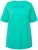 Ulla Popken Essential Square Neck Stretch Tee Turquoise Green - Majice - 