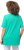 Ulla Popken Essential Square Neck Stretch Tee Turquoise Green - Majice - 