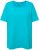 Ulla Popken Essential Square Neck Stretch Tee Deep Aqua - Majice - 