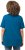 Ulla Popken Essential Square Neck Stretch Tee Medium Blue - Majice - 