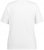 Ulla Popken Double Layer Rounded V-Neck Slim Fit Tee Snow White - Majice - 