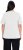 Ulla Popken Double Layer Rounded V-Neck Slim Fit Tee Snow White - Majice - 
