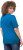 Ulla Popken Double Layer Rounded V-Neck Slim Fit Tee Medium Blue - Majice - 