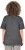 Ulla Popken Cold Dye Ruffle Edge Pocket Tee Graphite Grey - Majice - 