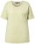 Ulla Popken Cold Dye Ruffle Edge Pocket Tee Pistachio - Majice - 