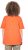 Ulla Popken Cold Dye Ruffle Edge Pocket Tee Coral Pink - Majice - 