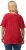 Ulla Popken Cold Dye Ruffle Edge Pocket Tee Salsa - Majice - 