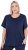 Ulla Popken UPF 50 Quick Drying Tee Navy - Majice - 