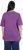 Ulla Popken Basic Round Neck Short Sleeve Relaxed Fit T-Shirt Purple - Majice - 