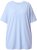 Ulla Popken Basic Round Neck Short Sleeve T-Shirt Light Blue - Majice - 