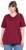 Ulla Popken Eco Cotton Basic T-Shirt 2-Pack Red/Navy - Majice - 