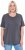 Ulla Popken Essential Round Neck Stretch Tee Graphite Grey - Majice - 