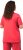 Ulla Popken Essential Round Neck Stretch Tee Dark Coral - Majice - 