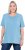 Ulla Popken Essential Round Neck Stretch Tee Light Teal - Majice - 