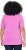 Ulla Popken Essential Round Neck Stretch Tee Cool Pink - Majice - 