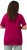 Ulla Popken Essential Round Neck Stretch Tee Magnolia Red - Majice - 