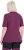 Ulla Popken Quick-Drying Short Sleeve T-Shirt Dark Cherry - Majice - 