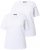 Ulla Popken Scoop Neck Short Sleeve Tee White - Majice - 