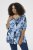 Kaffe Curve Aliana Tunic Blue Flower Animal - Tunike - 