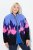 Ulla Popken Alpine Landscape Fleece Jacket Cloud Blue - Puloveri & dukserice - Udobne dukserice, hoodice i pletenina