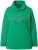 Ulla Popken HELLO Classic Fit Stand-Up Collar Sweatshirt Emerald Green - Puloveri & dukserice - 