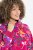 Ulla Popken Ribbon Print Turtleneck Sweatshirt Cherry Red - Puloveri & dukserice - Udobne dukserice, hoodice i pletenina