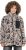 Ulla Popken Marble Print Teddy Fleece Jacket Dark Putty - Puloveri & dukserice - 