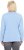 Ulla Popken Basic Round Neck Long Sleeve Slim Fit Cotton Tee Light Blue - Majice - 