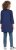 Ulla Popken Floral Motif 3/4 Sleeve Tunic Tee Ink Blue - Tiskana majica za žene - 