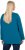 Ulla Popken Fawn Long Sleeve Graphic Tee Teal - Tiskana majica za žene - 