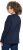 Ulla Popken Holiday Long Sleeve Graphic Tee Navy Blue - Tiskana majica za žene - 