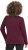 Ulla Popken Holiday Long Sleeve Graphic Tee Plum - Tiskana majica za žene - 