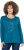 Ulla Popken Holiday Long Sleeve Graphic Tee Teal - Tiskana majica za žene - 