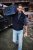 JP1880 Fleece Gilet Stomach Fit Navy - Jakne - Muške Jakne Veliki Brojevi