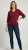 Nora Mikken GELINA Sweater Burgundy - ODJEĆA ZA ŽENE XS-XXL - 