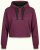 Nora Mikken KAMILLA Cropped Hoodie Mauve Wine - ODJEĆA ZA ŽENE XS-XXL - 