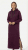 Nora Mikken MARTINA Maxi Hoodie Dress Mauve Wine - ODJEĆA ZA ŽENE XS-XXL - 