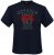 Adamo Outdoor track Comfort fit T-shirt Navy - Majice Kratkih Rukava - Muške Majice Kratkih Rukava Veliki Brojevi 
