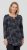 Scandinavian Caramel Triangles Tunic Dark Blue - Tiskana majica za žene - 