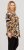 Scandinavian Caramel Flower Petals Tunic Orange and Brown - Tiskana majica za žene - 
