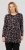 Scandinavian Caramel Flower Petals Tunic Copper and Blue - Tiskana majica za žene - 