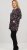 Scandinavian Caramel Flower Petals Tunic Copper and Blue - Tiskana majica za žene - 