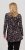 Scandinavian Caramel Flower Petals Tunic Copper and Blue - Tiskana majica za žene - 
